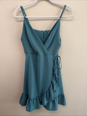 Altar’d State Wrap Blue Dress SzM